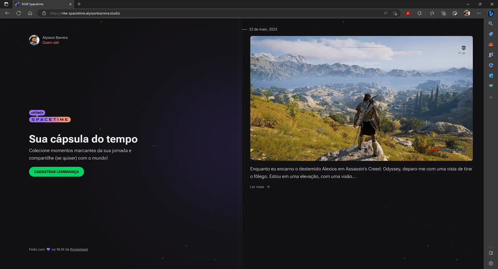Spacetime - Memory Logging App